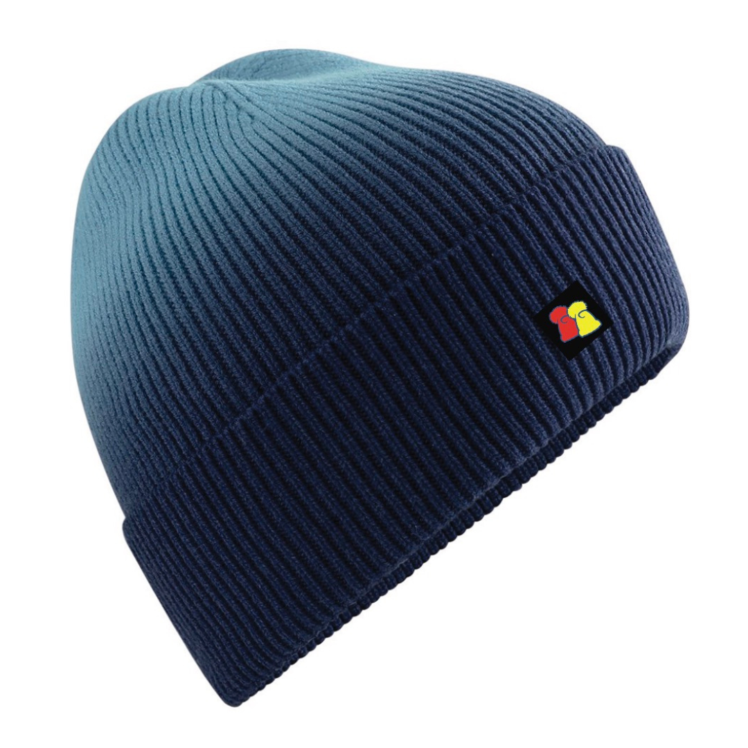 Navy Dip Dye Beanie