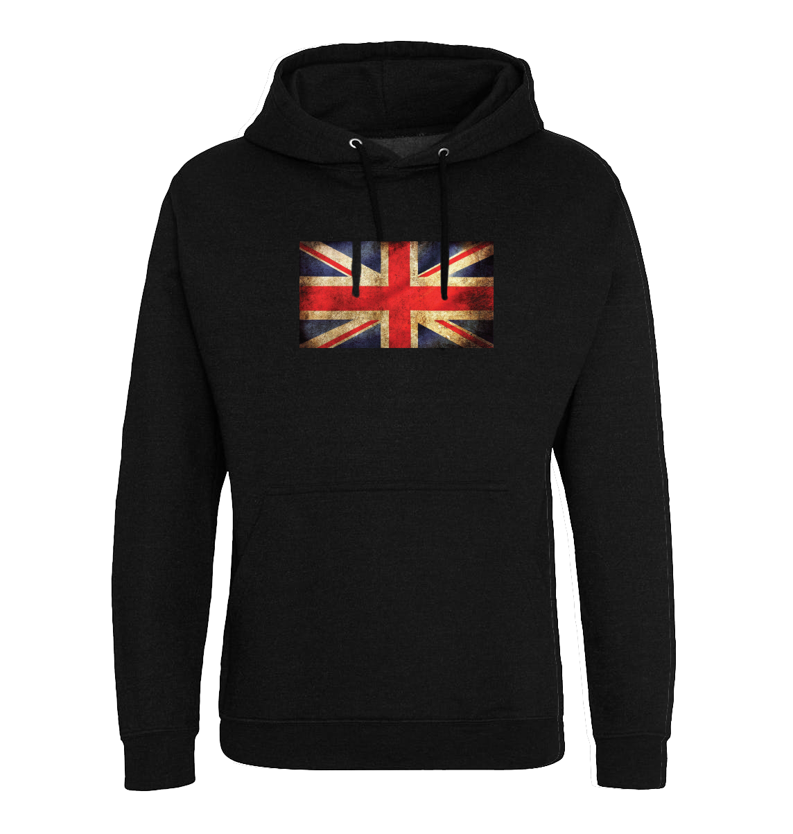 Extra Large Black Union Jack Hoodie
