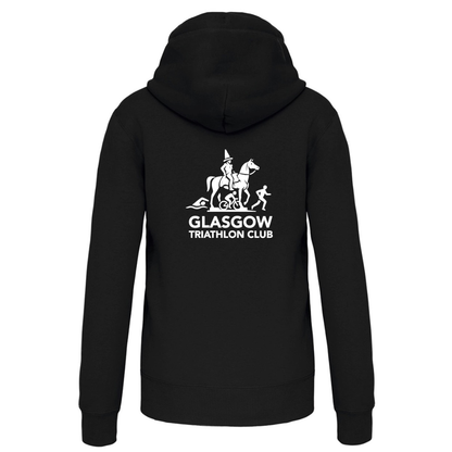 Glasgow Triathlon Club Black Heavyweight Contrast Hoodie