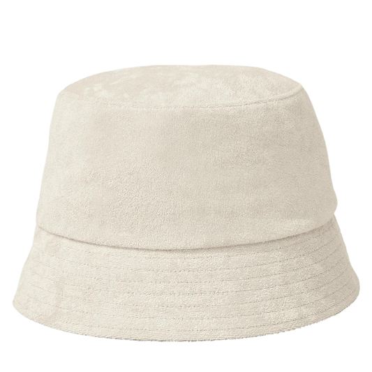 Ivory Terry Towel Bucket Hat