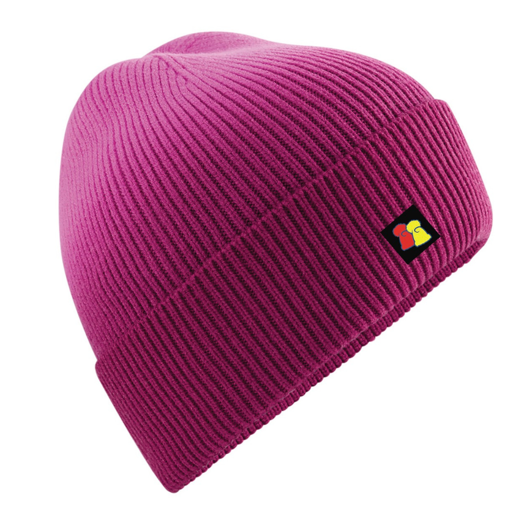 Pink Dip Dye Beanie