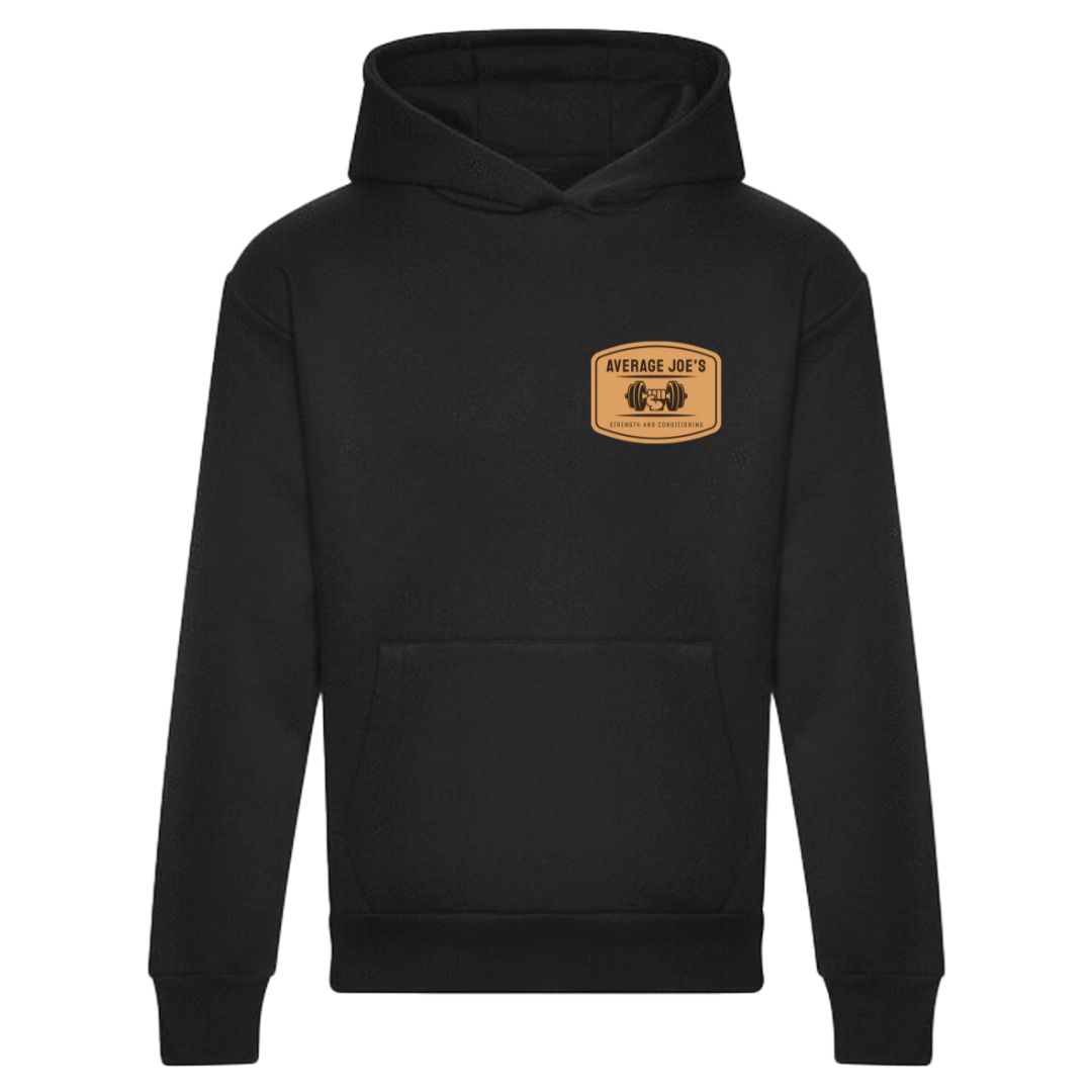 Average Joe Black Hoodie