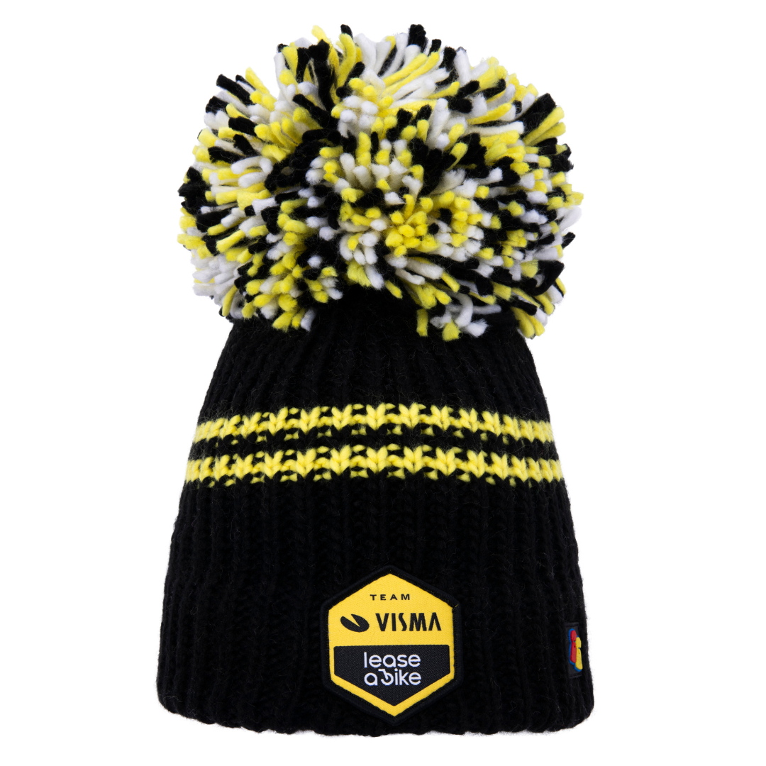 Team Visma Lease a Bike Black Big Bobble Hat