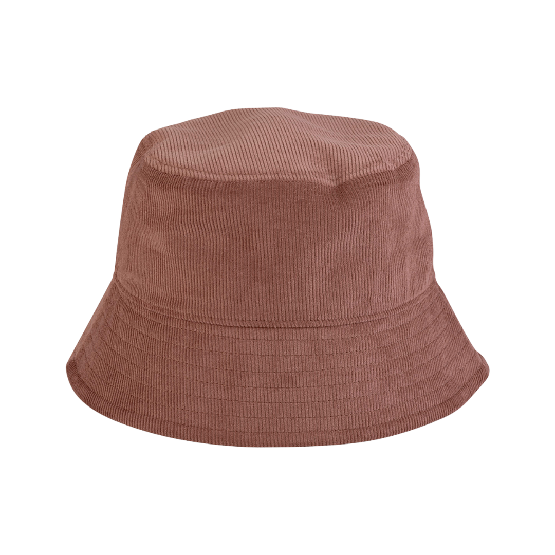 Red Organic Cord Bucket Hat