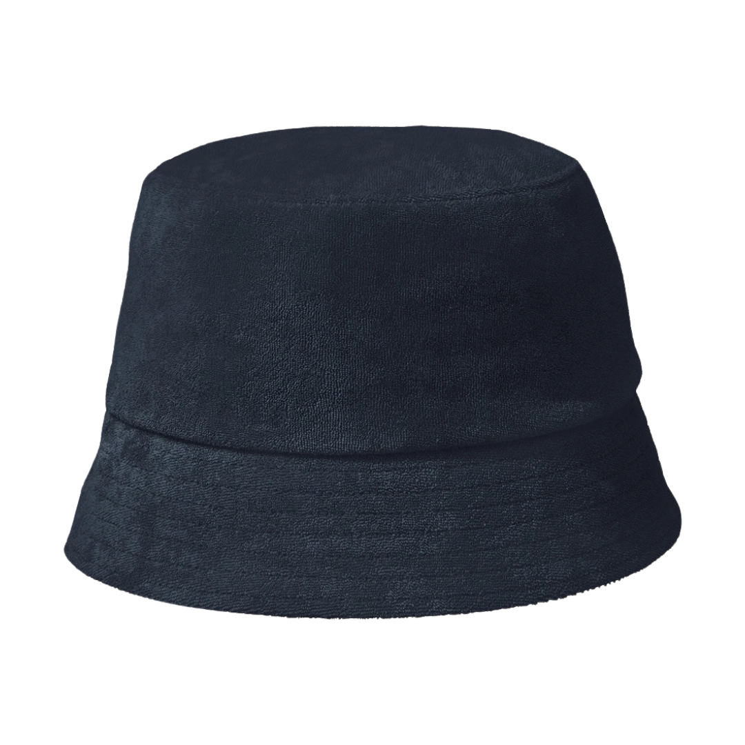 Navy Terry Towel Bucket Hat
