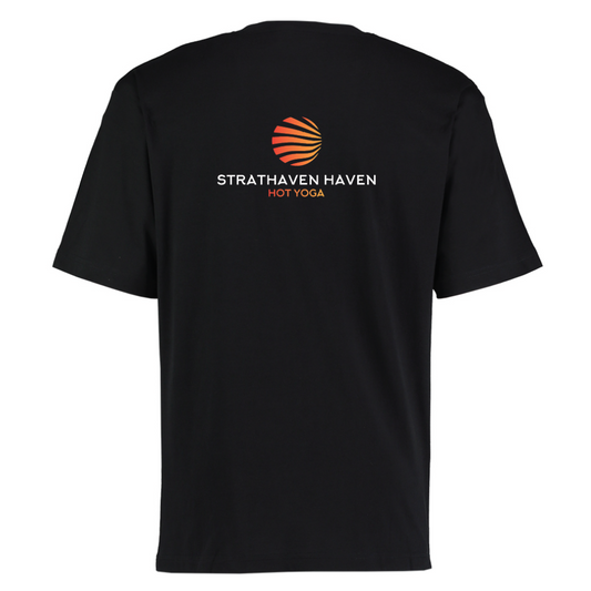 Strathaven Haven Black Standard Fit T-Shirt