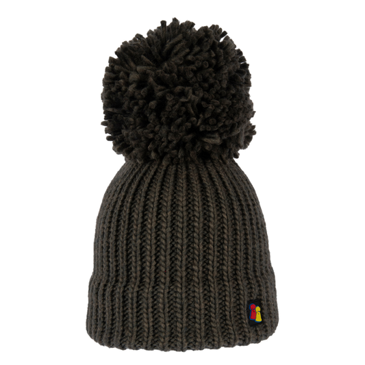 Dark Olive Big Bobble Hat
