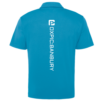 Oxfordshire Pickleball Technical Polo White Logo