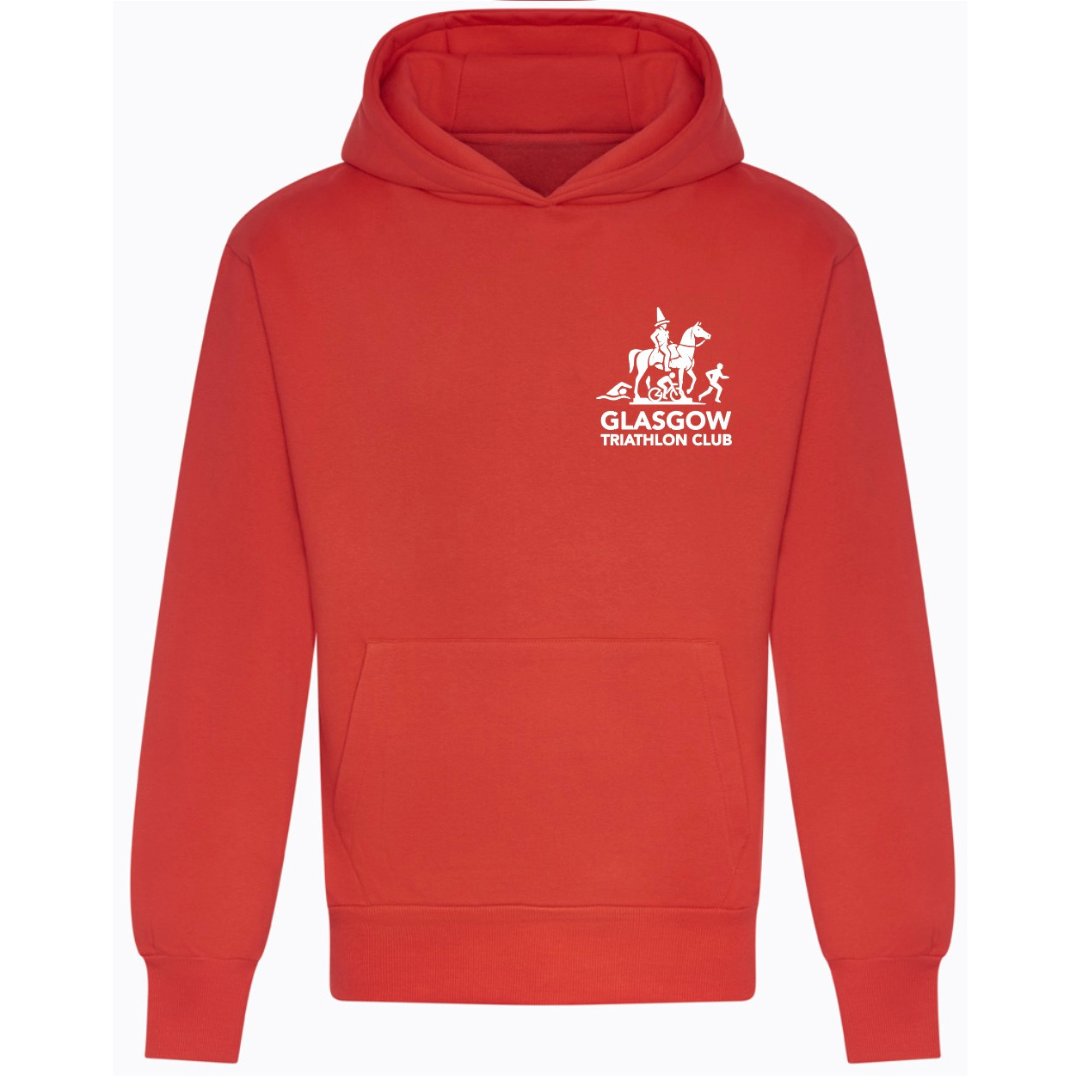 Glasgow Triathlon Club Red Heavyweight Hoodie