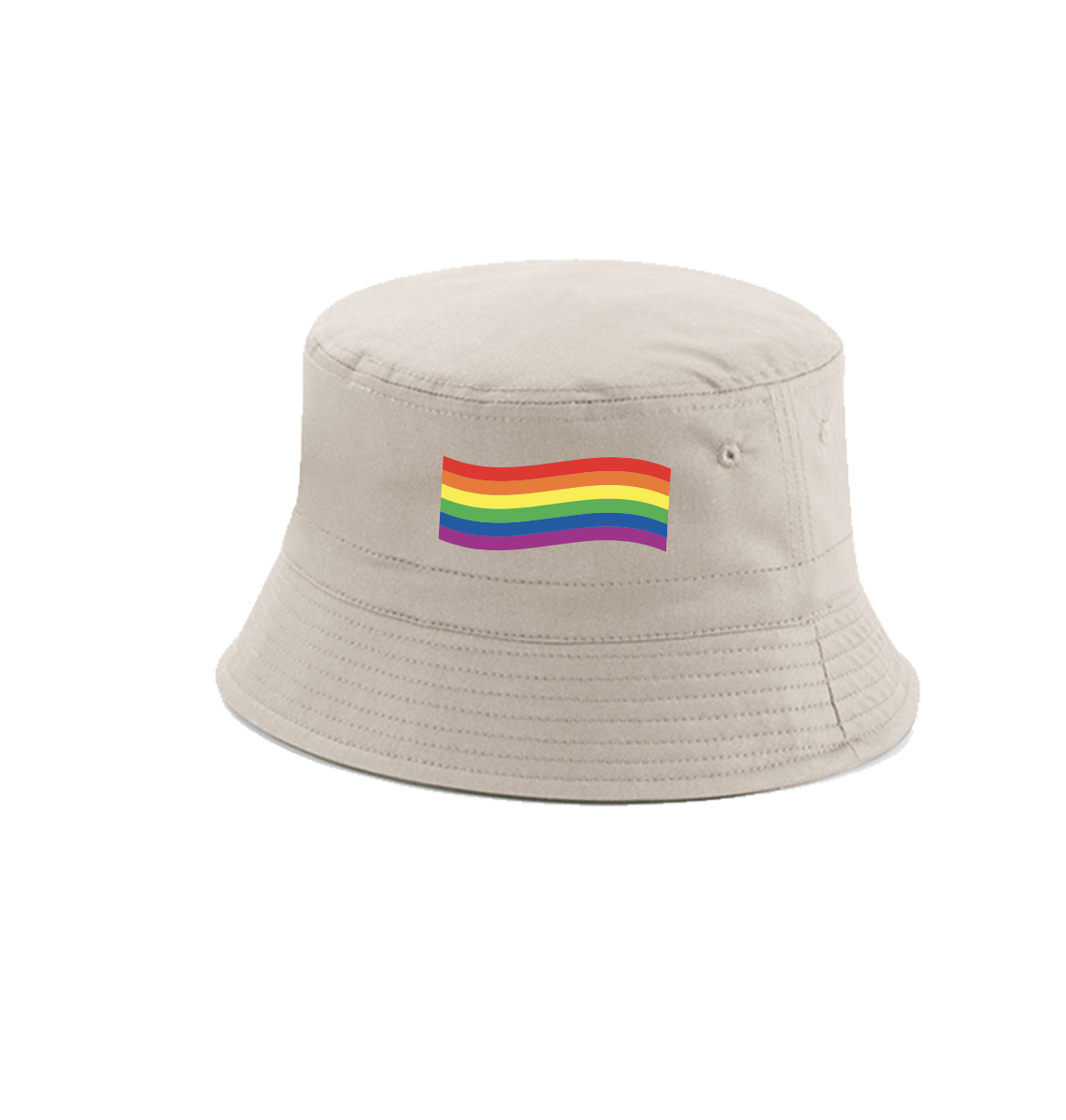 Adult Wavy Rainbow Bucket Hat