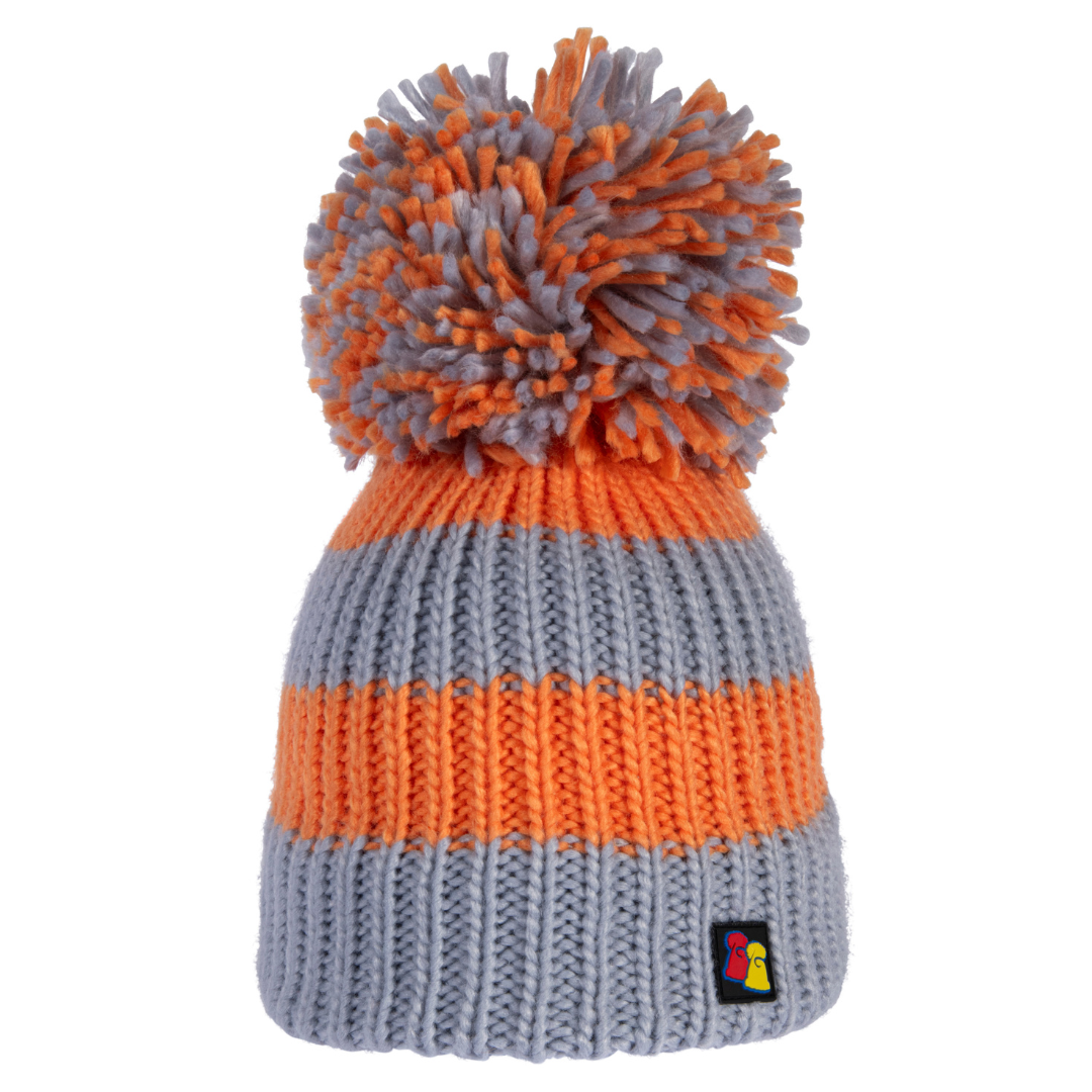 Palma and Peach Pastel Big Bobble Hat