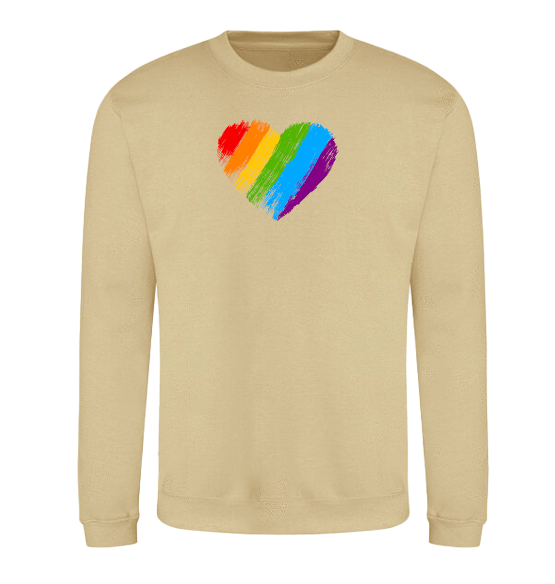 Rainbow Heart Sweatshirt