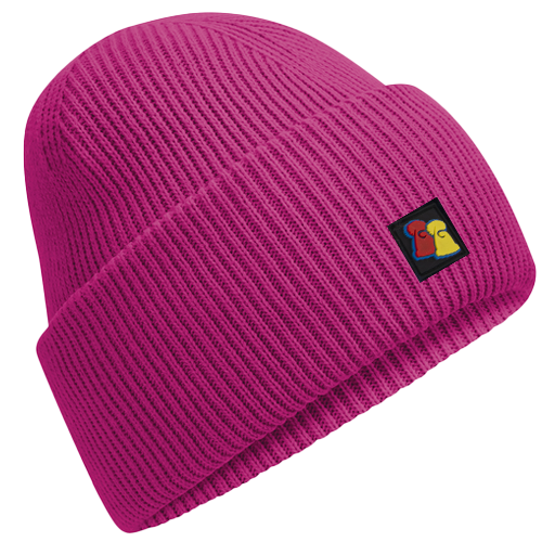 Festival Fuchsia Ribbed Beanie