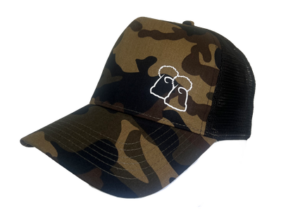 Jungle Camo Trucker Style Baseball Cap