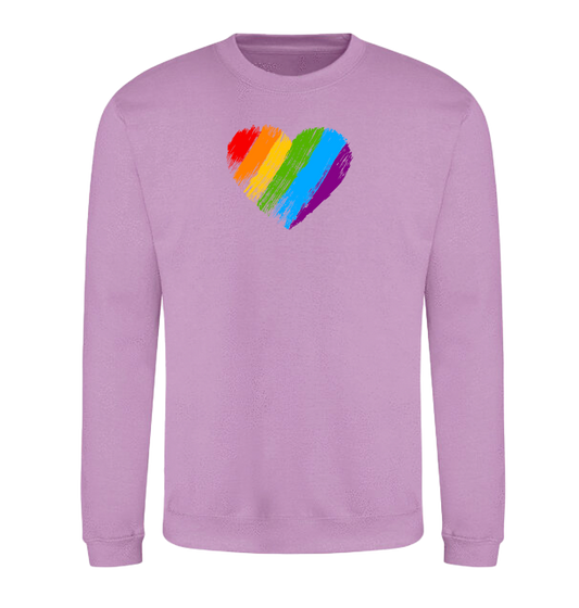 Rainbow Heart Sweatshirt