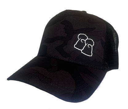 Midnight Camo Trucker Style Baseball Cap