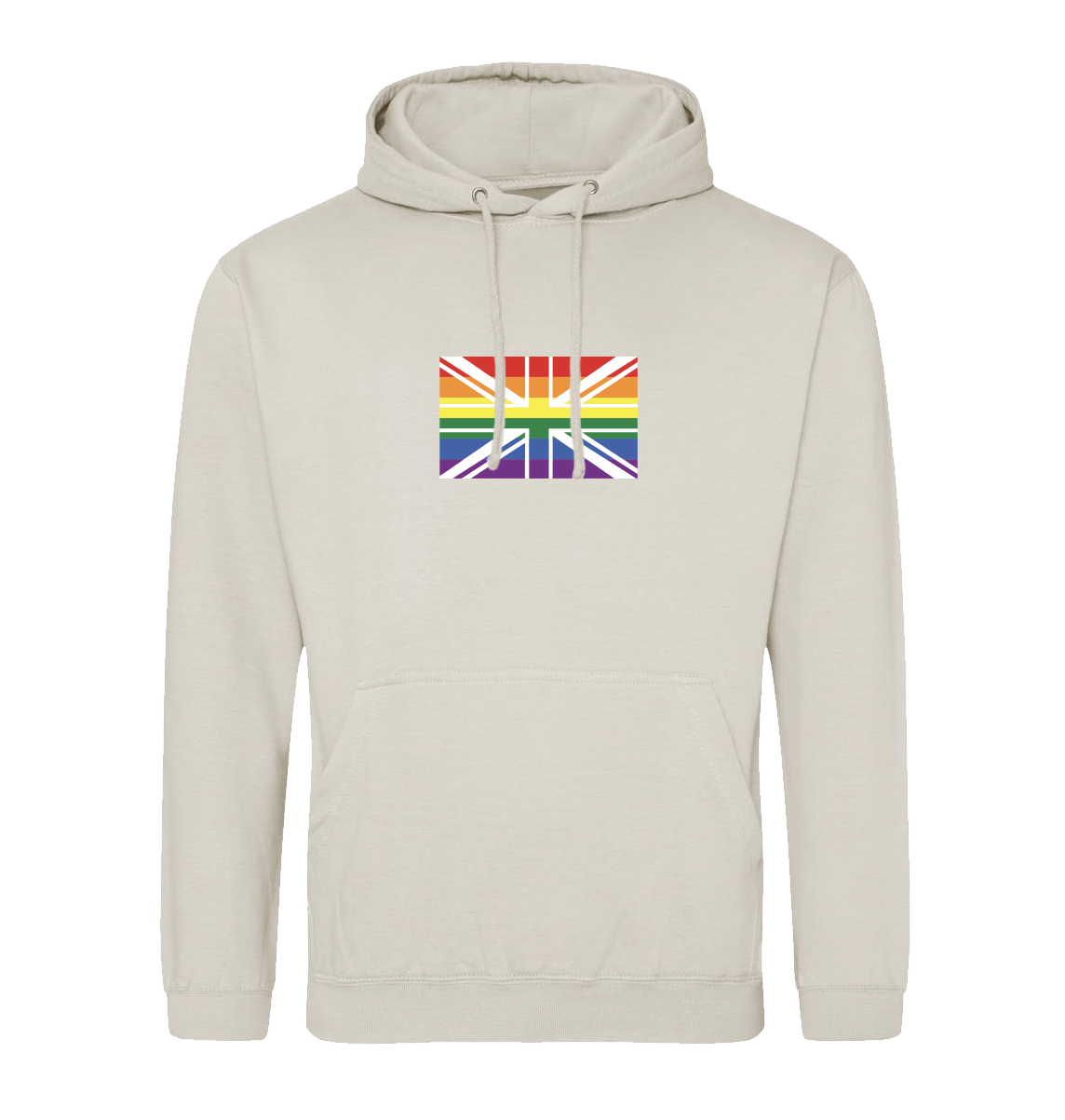 Rainbow Union Jack Hoodie