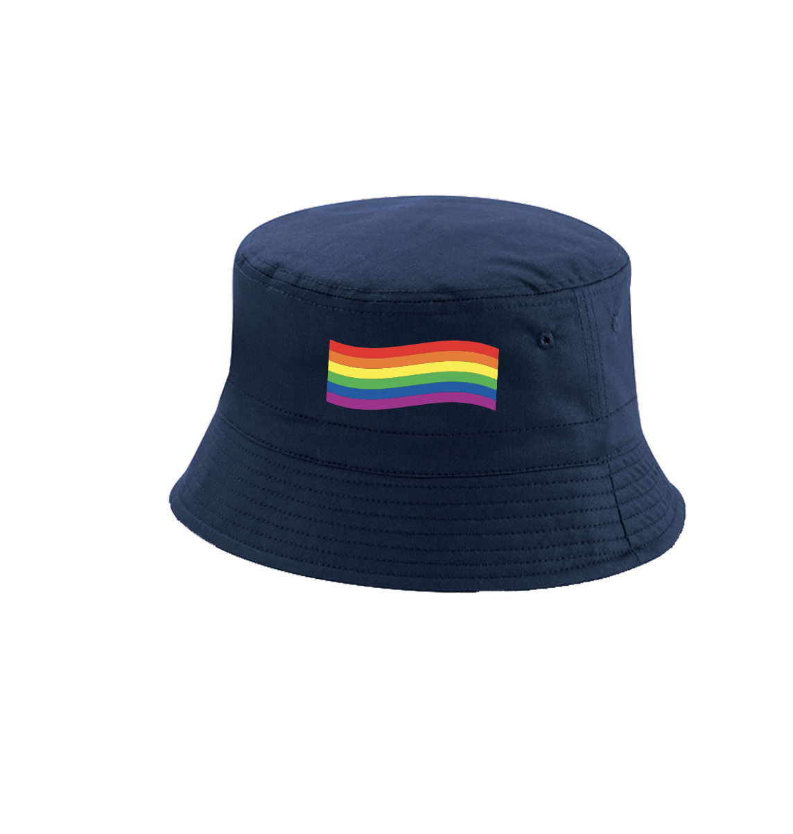 Adult Wavy Rainbow Bucket Hat