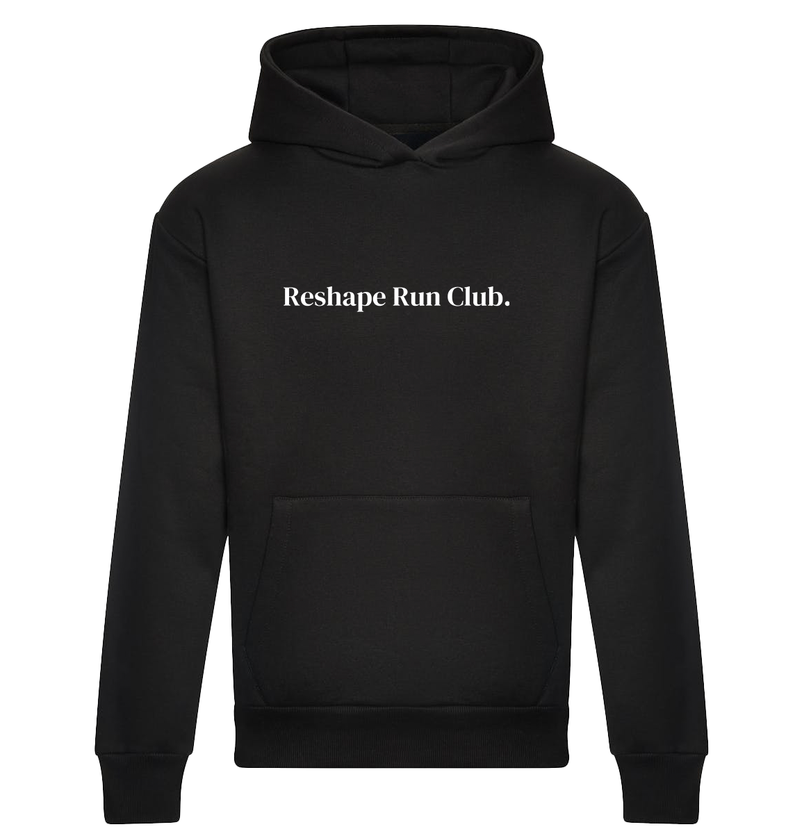 Reshape Run Club Premium Black Hoodie