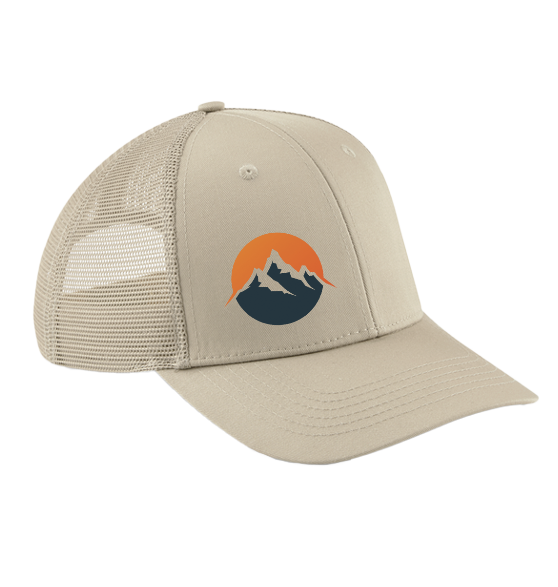 Mountain Sunset Baseball Cap