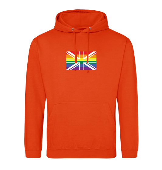 Rainbow Union Jack Hoodie