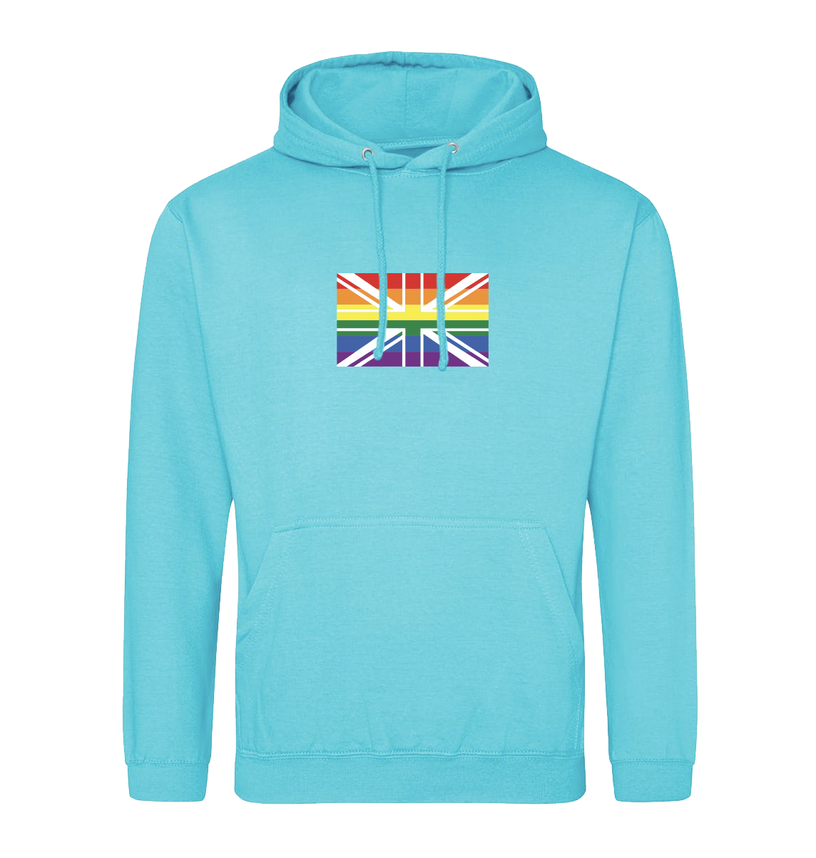 Rainbow Union Jack Hoodie