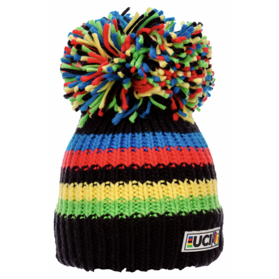 Kids UCI Black Rainbow Stripes