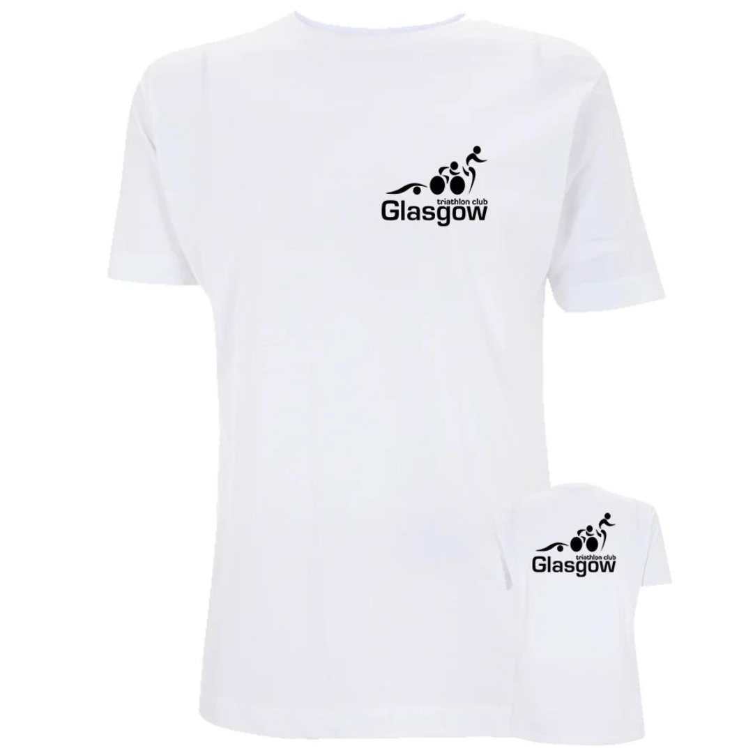 Glasgow Triathlon Club Technical White T-Shirt