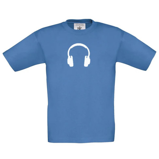 Kids 9-11 Azure Headphones T-Shirt