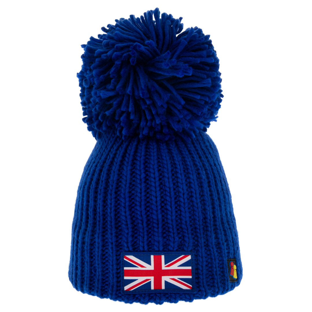 Union Jack Big Bobble Hat