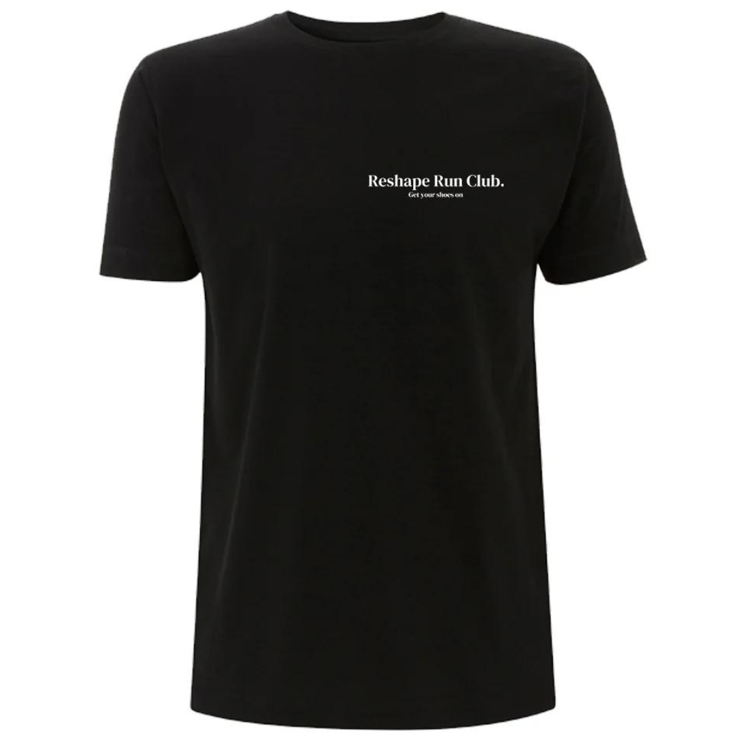 Reshape Run Club Black Oversized T-Shirt