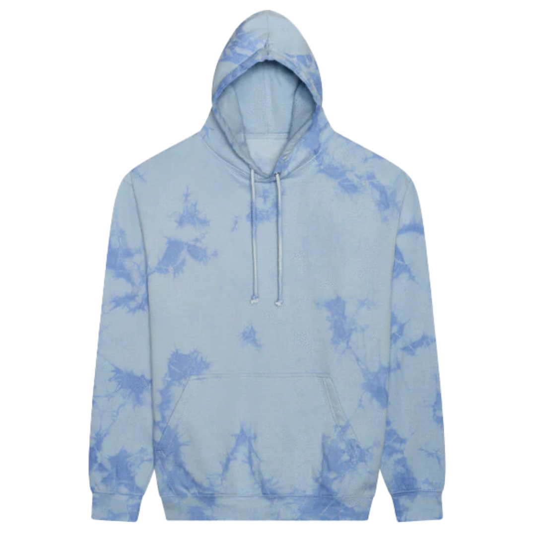 Tie Dye Blue Marble Hoodie