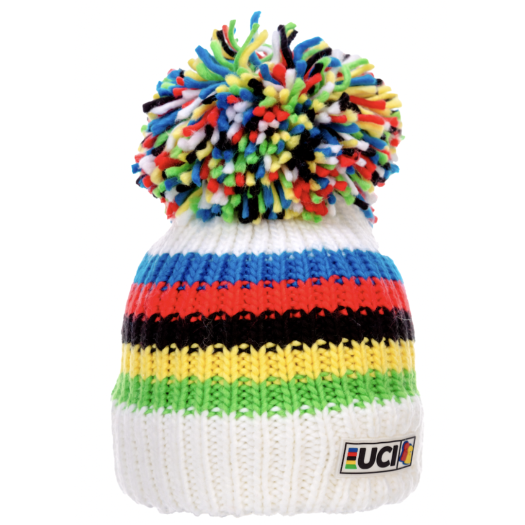 Kids UCI White Rainbow Stripes