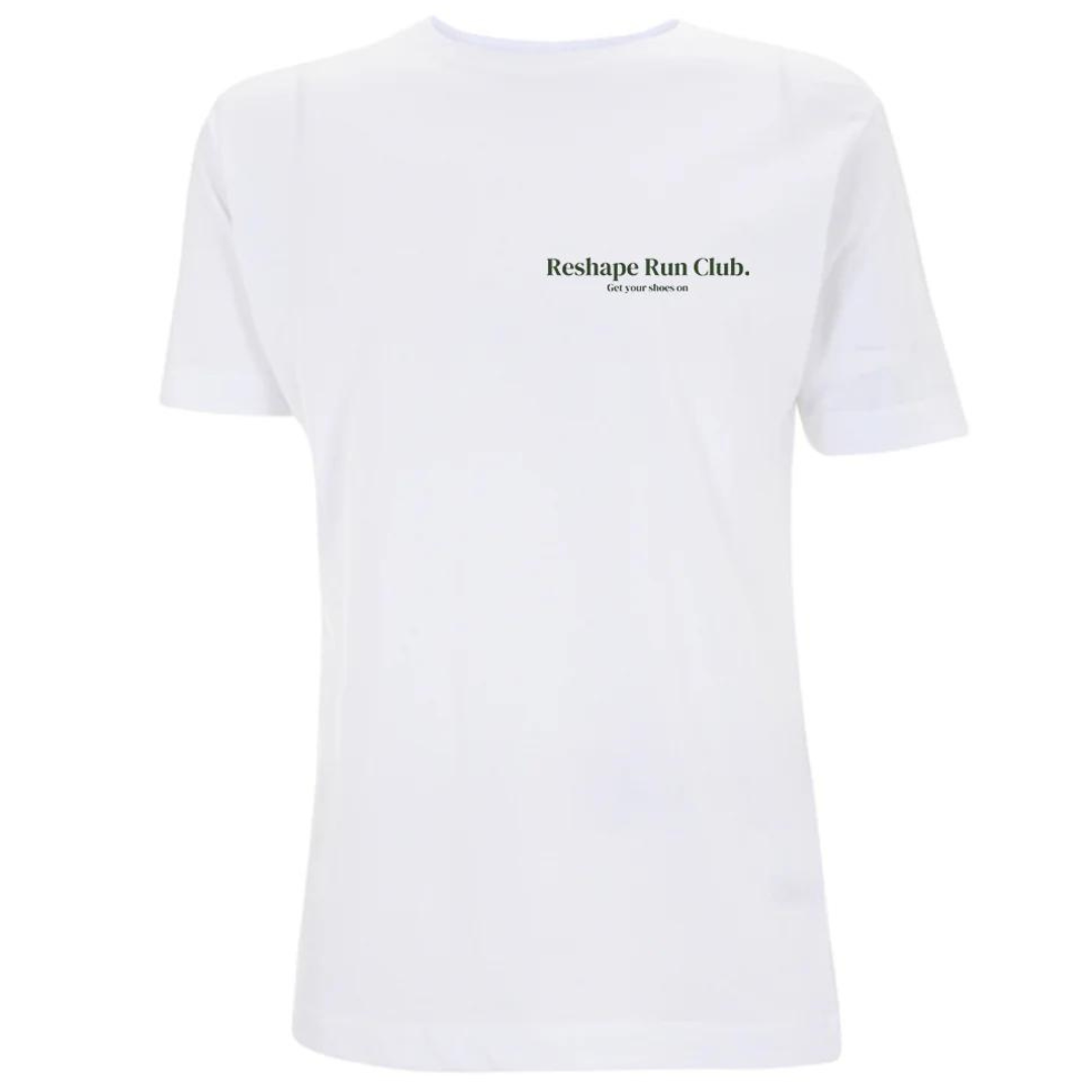 Reshape Run Club White Oversized T-Shirt