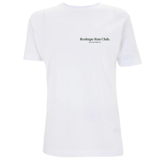 Reshape Run Club White Oversized T-Shirt