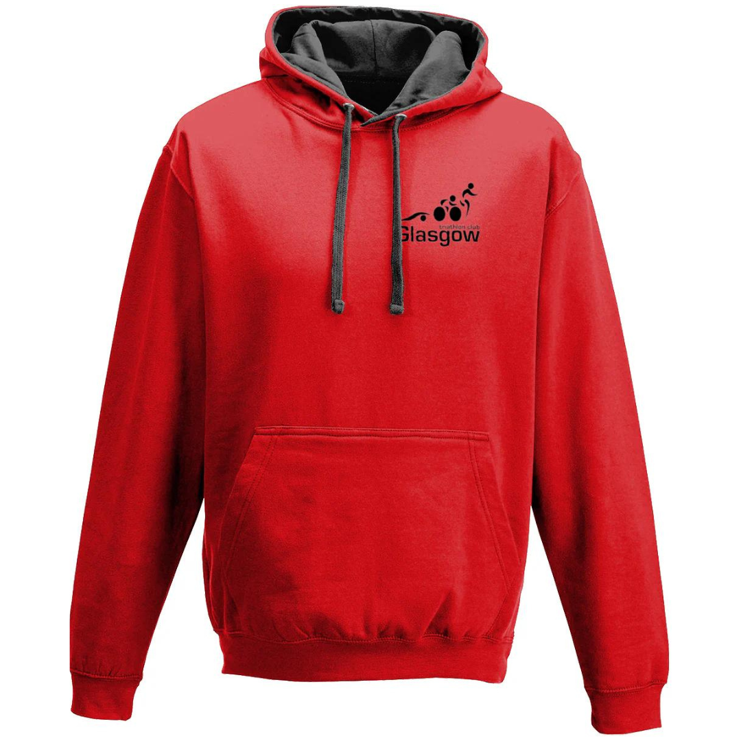 Glasgow Triathlon Club - Basic Red Hoodie