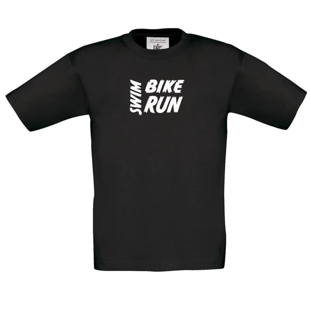 Kids Swim Bike Run T-Shirt