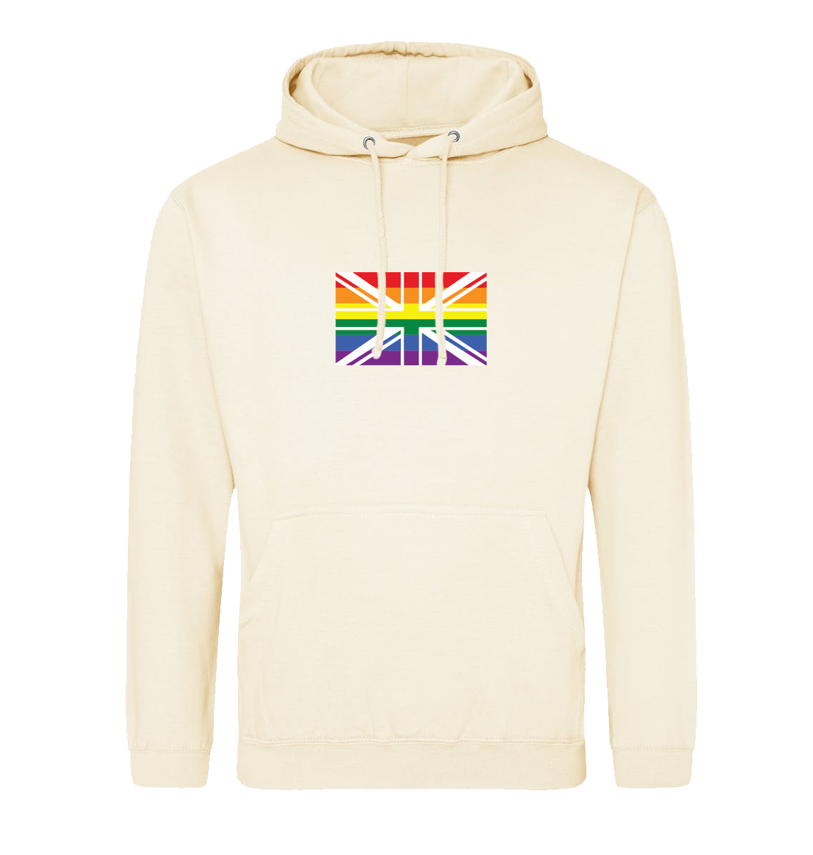 Rainbow Union Jack Hoodie