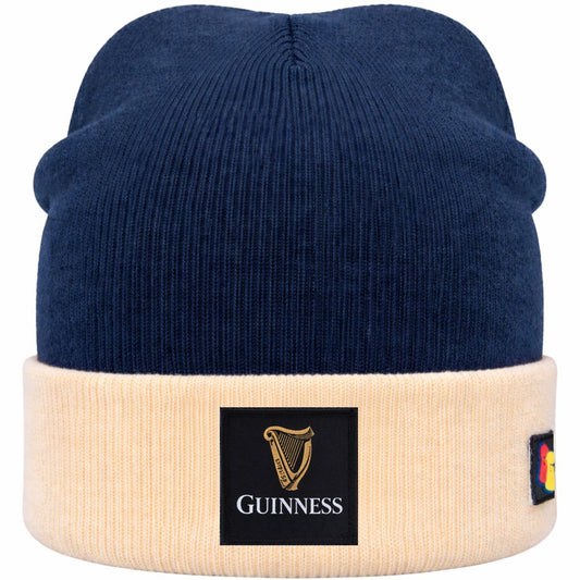 Guinness Blue and Cream Beanie