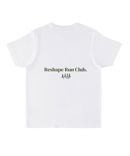 Reshape Run Club White Oversized T-Shirt