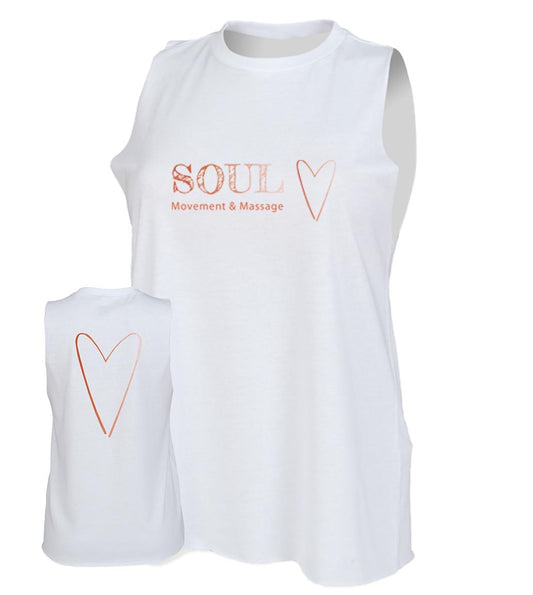 Soul Movement and Massage White Vest