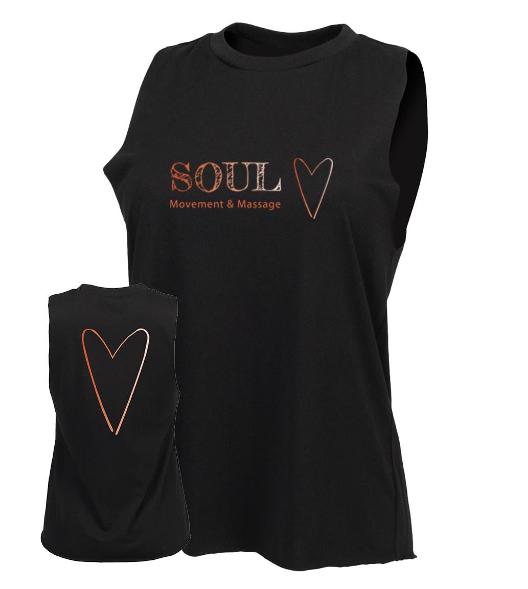 Soul Movement and Massage Black Vest