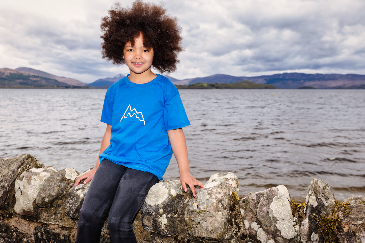 Kids Snowy Mountains T-Shirt